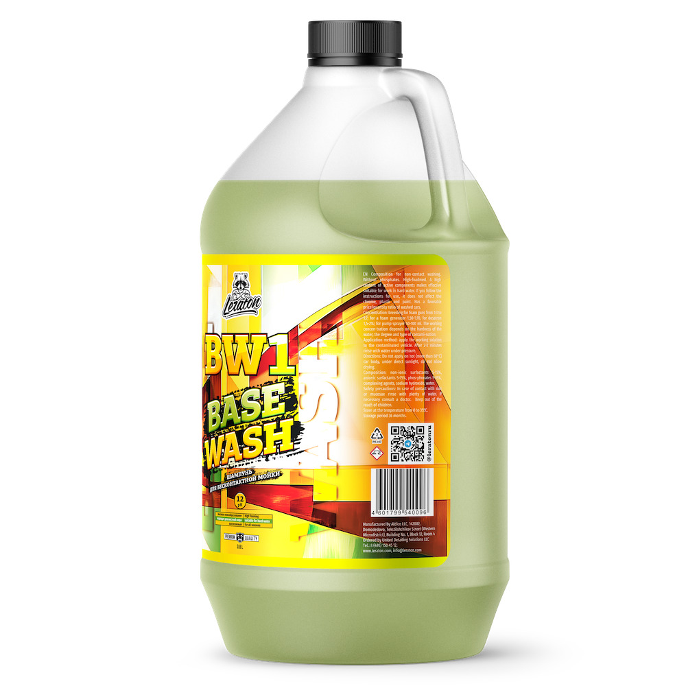 картинка Шампунь для бесконтактной мойки - LERATON BW1 Base Wash 3,8л.