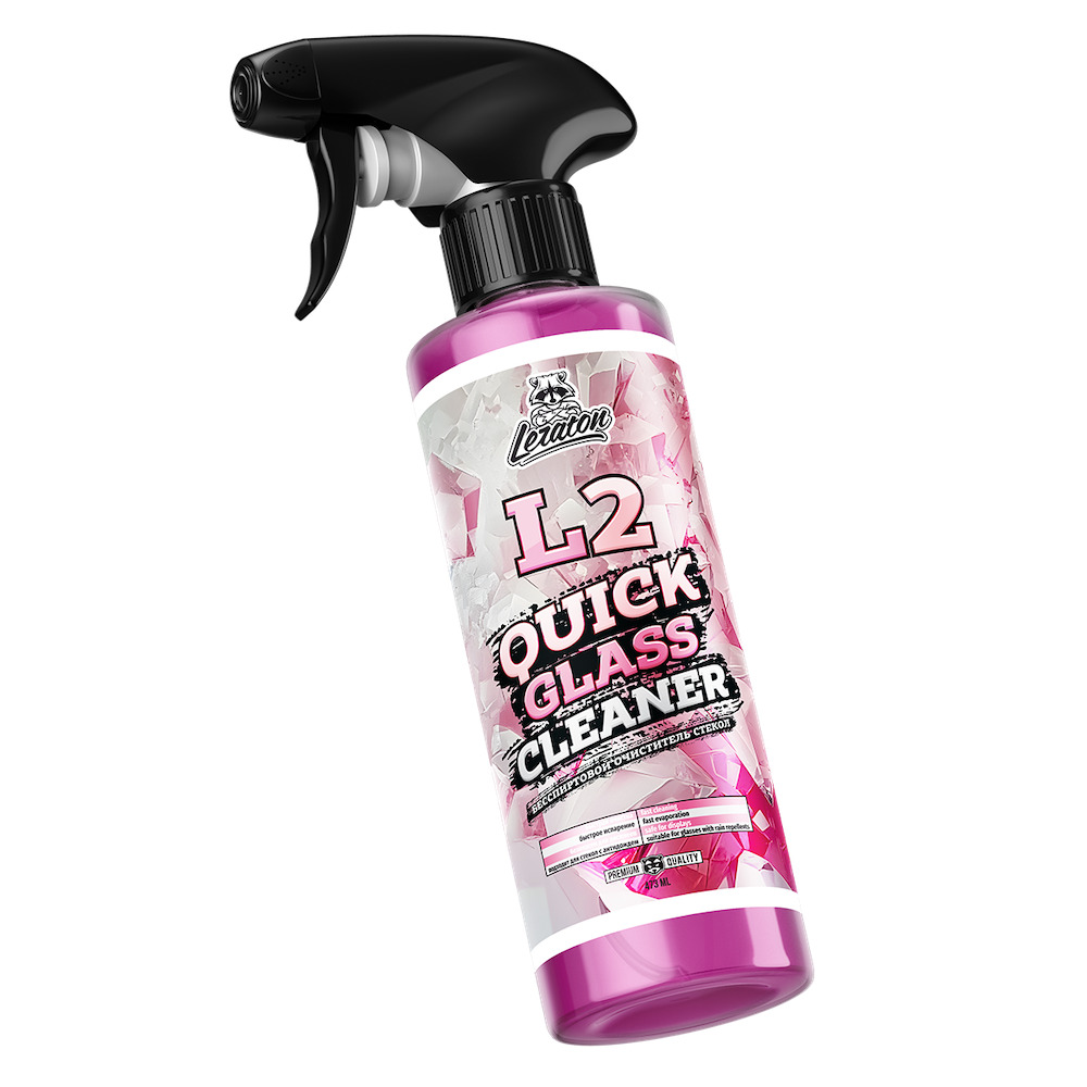 картинка Бесспиртовой очиститель стекол - LERATON L2 Quick Glass Cleaner 473мл.