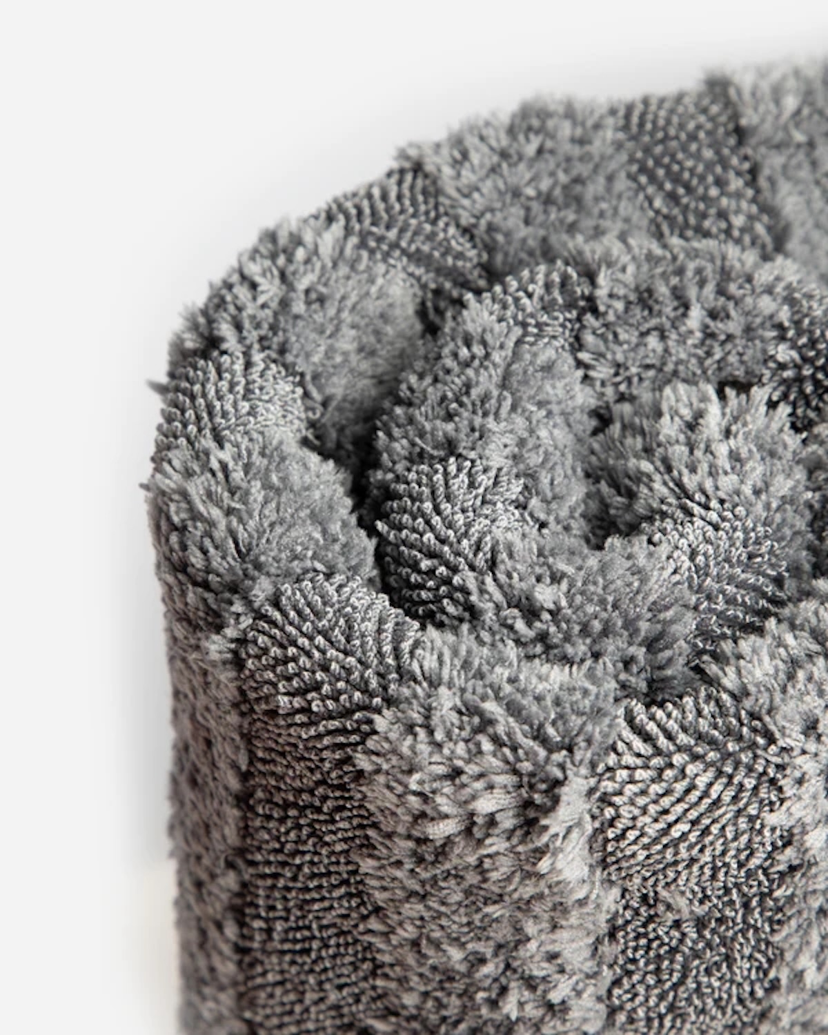 картинка Микрофибра "Гибрид" для сушки серая - A302 Duplex Hybrid XL Drying Towel 50х80, 1200 gsm