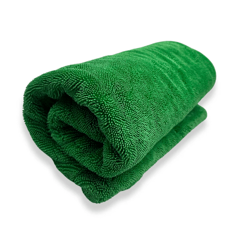картинка Микрофибра для сушки зеленая - 3D Premium Microfiber Towel 1200gsm