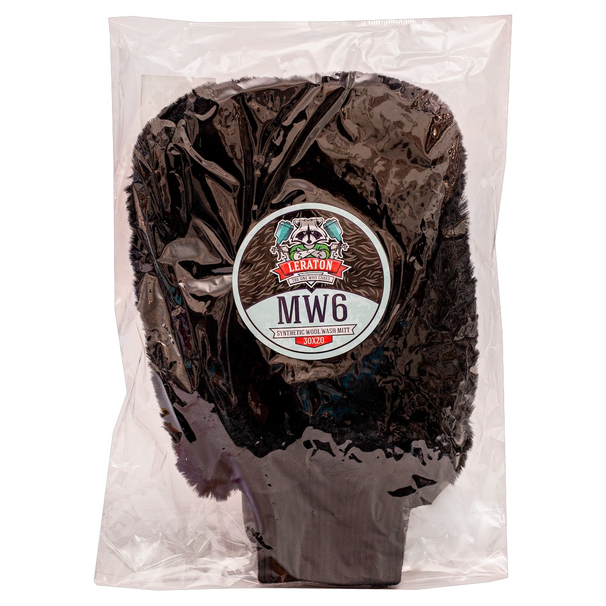 картинка Варежка из искусственного меха - LERATON Black Wool Mitt MW6