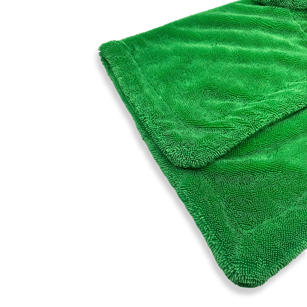 картинка Микрофибра для сушки зеленая - 3D Premium Microfiber Towel 1200gsm