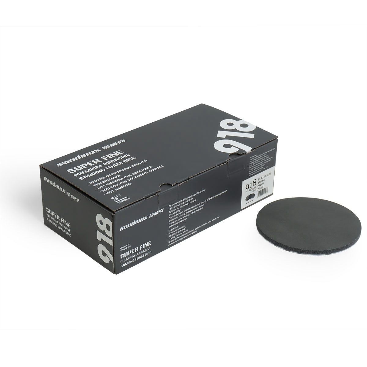 картинка Шлифовальный диск (P3000) - Sandwox 918 Super Fine Foam 150мм.