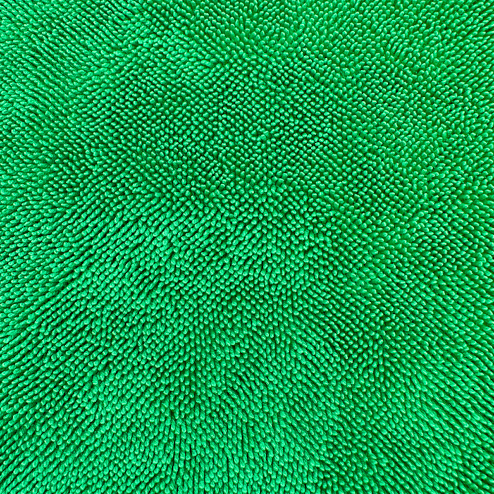 картинка Микрофибра для сушки зеленая - 3D Premium Microfiber Towel 1200gsm