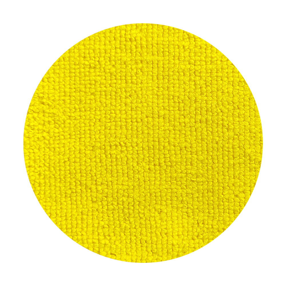 картинка Микрофибра салфетка желтая без оверлока (2шт) - AuTech Profi-Microfasertuch 40x40см.